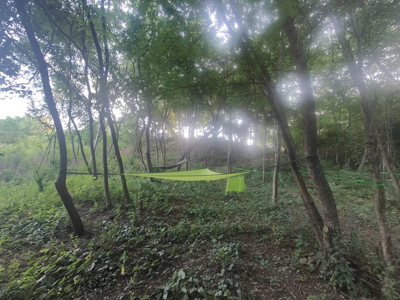 Pozitie de campare cu cort suspendat — Forest Camping - Camping Be You Văleni